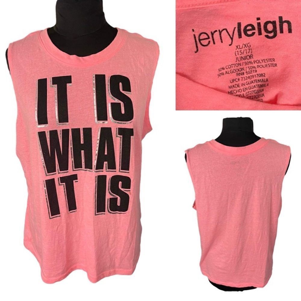 3 for $20 It is What Muscle Tank XL -jerry leigh - Picture 2 of 2